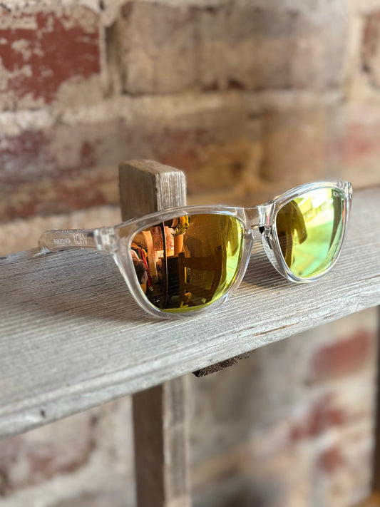Wake Gold Polarized Square Sunglasses