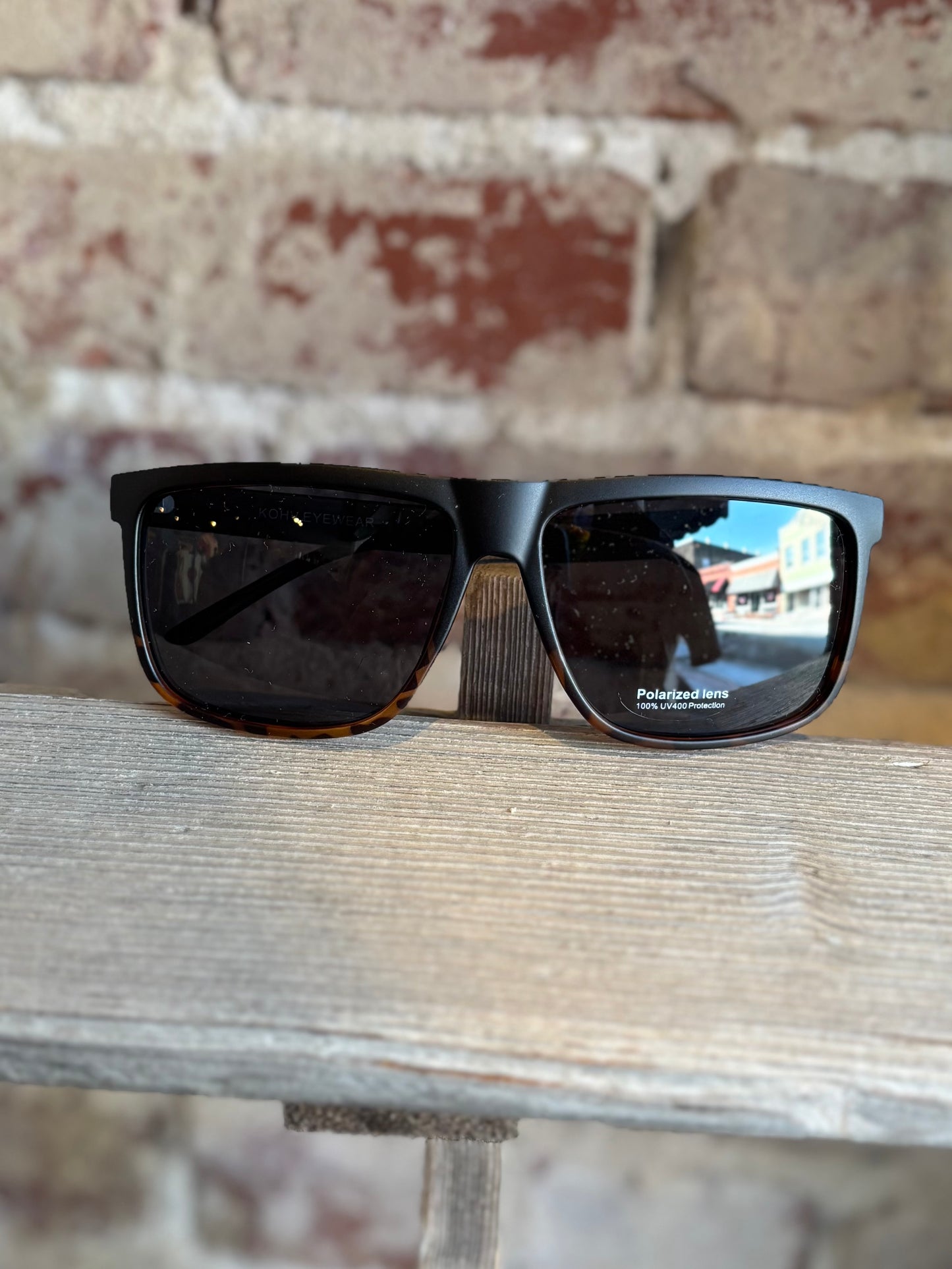 Evans Midnight Fade Polarized Square Sunglasses
