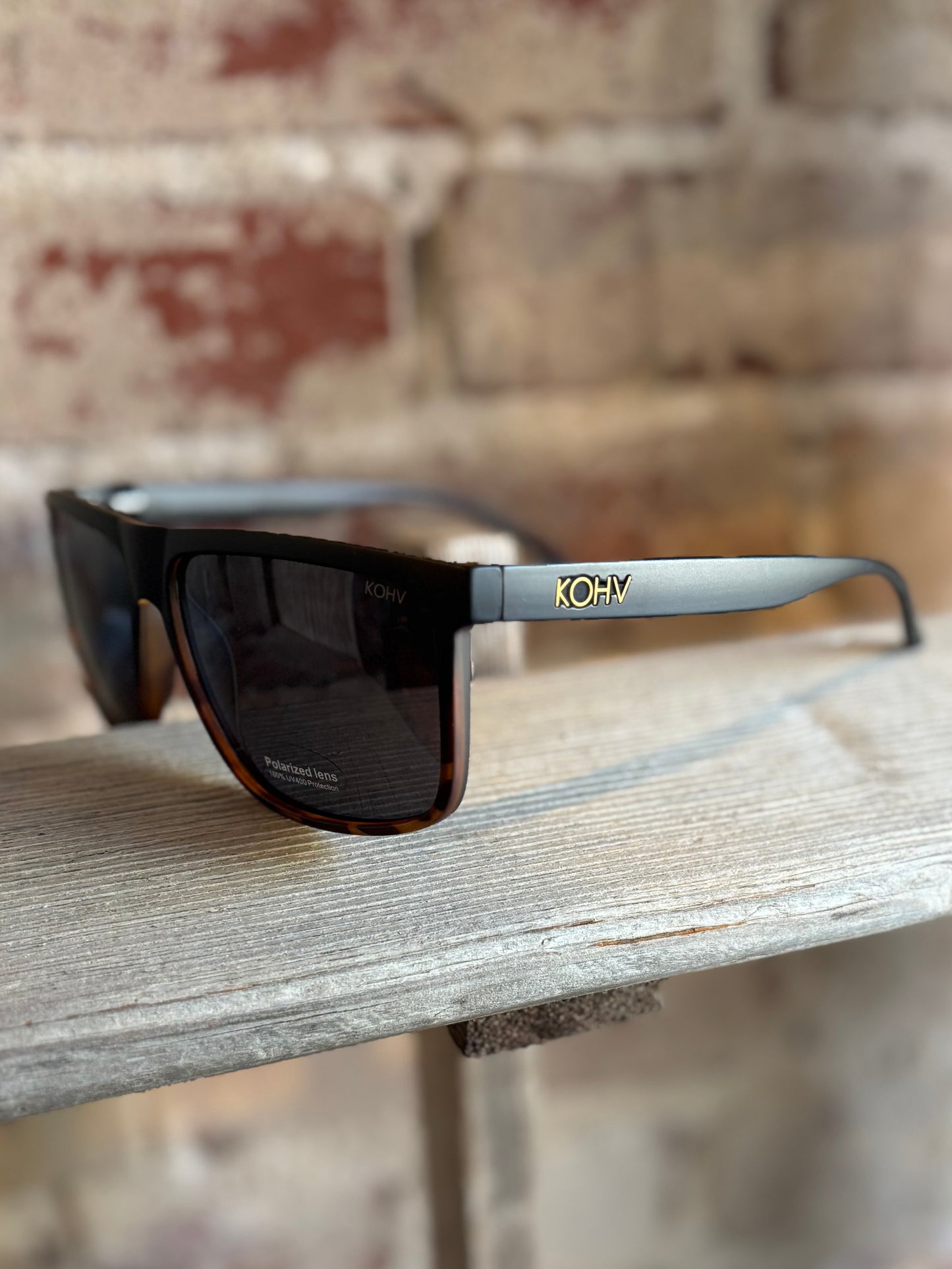 Evans Midnight Fade Polarized Square Sunglasses