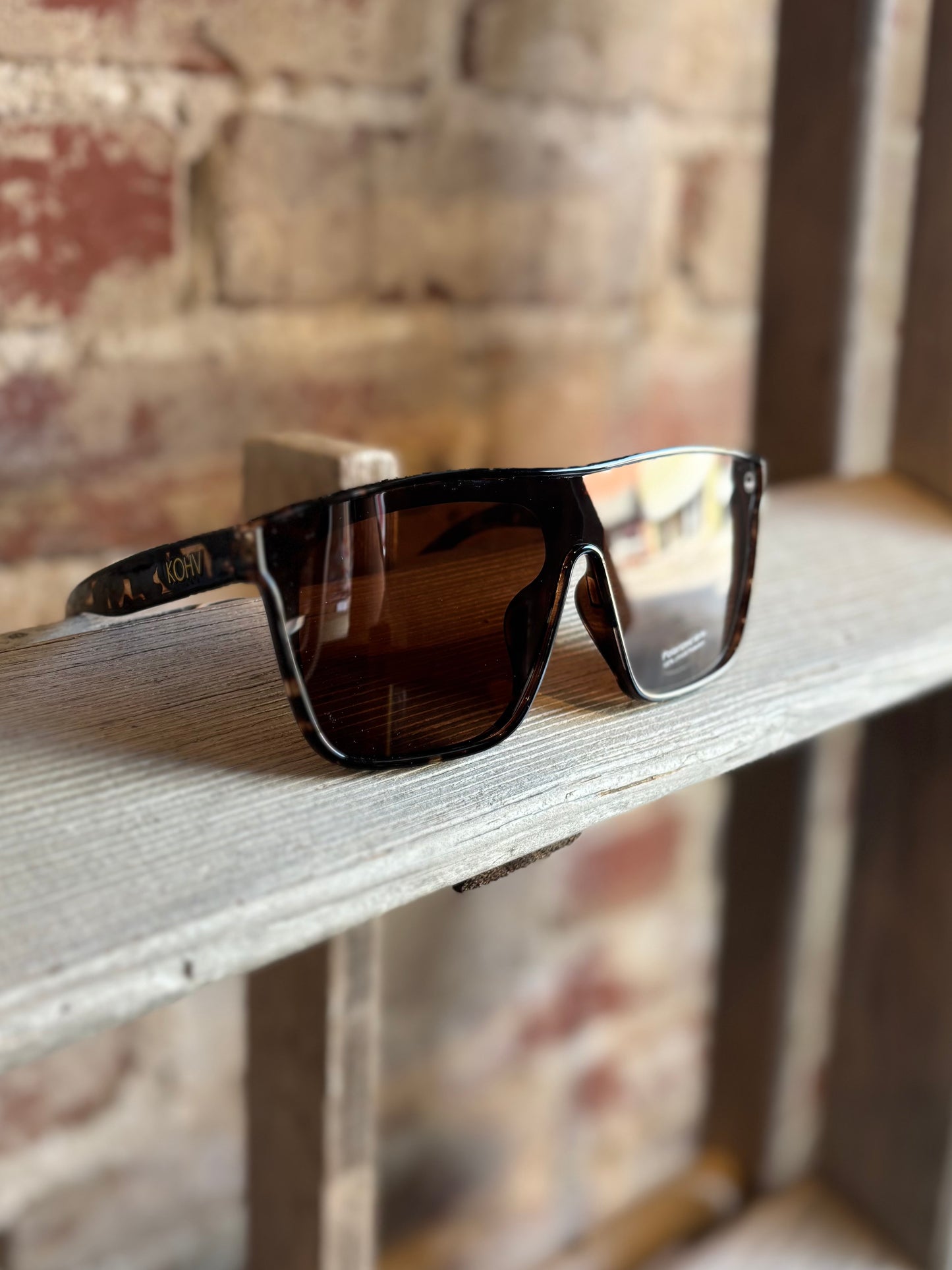 Birch Tortoise Oversized Sunglasses
