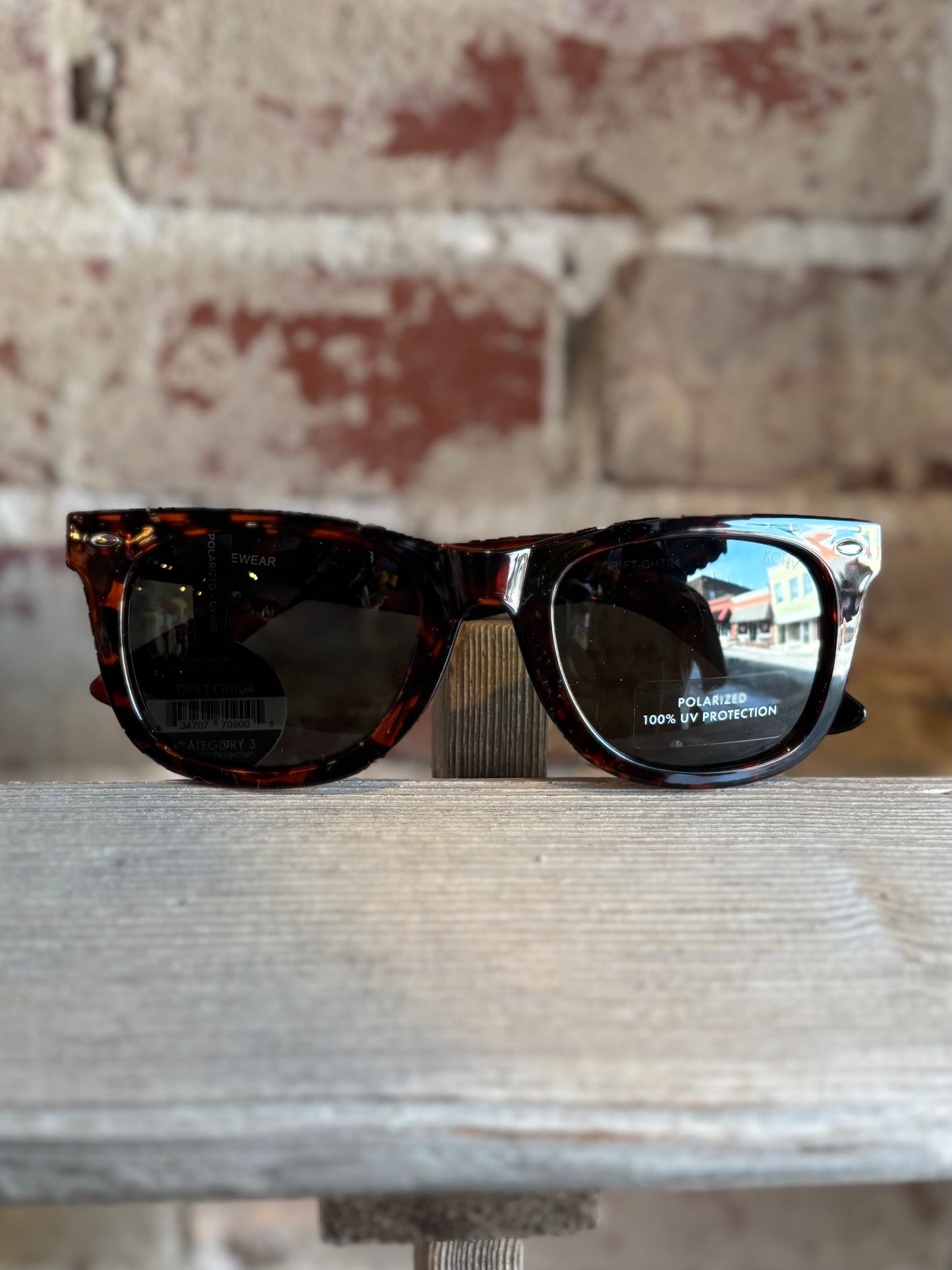 Drift Tortoise Square Sunglasses