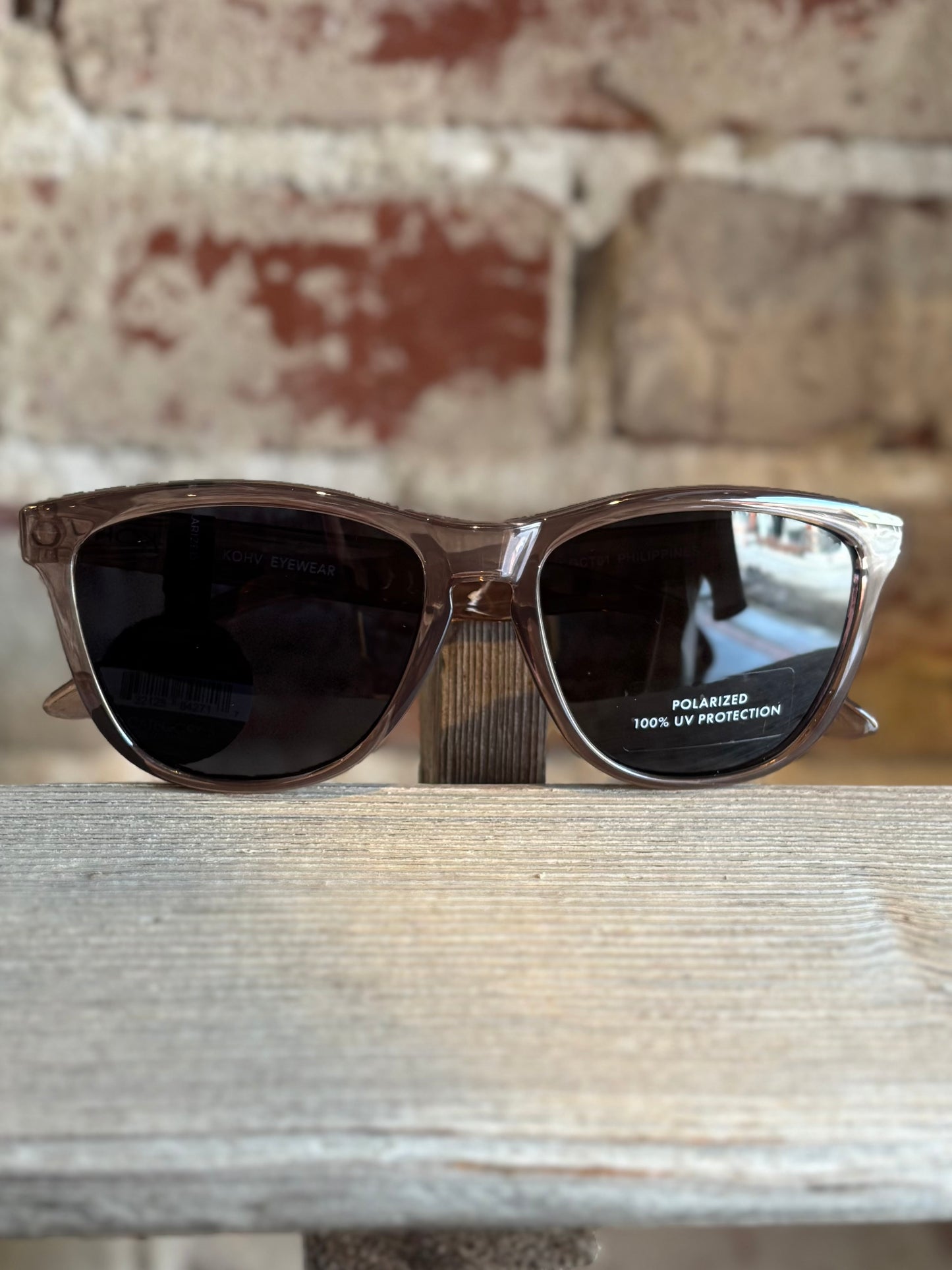 Lincoln Smoke Square Sunglasses