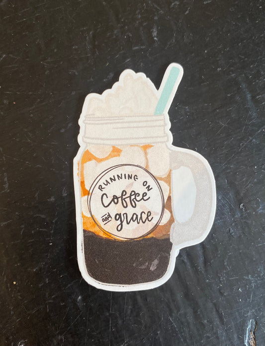 Coffee and Grace Sticker