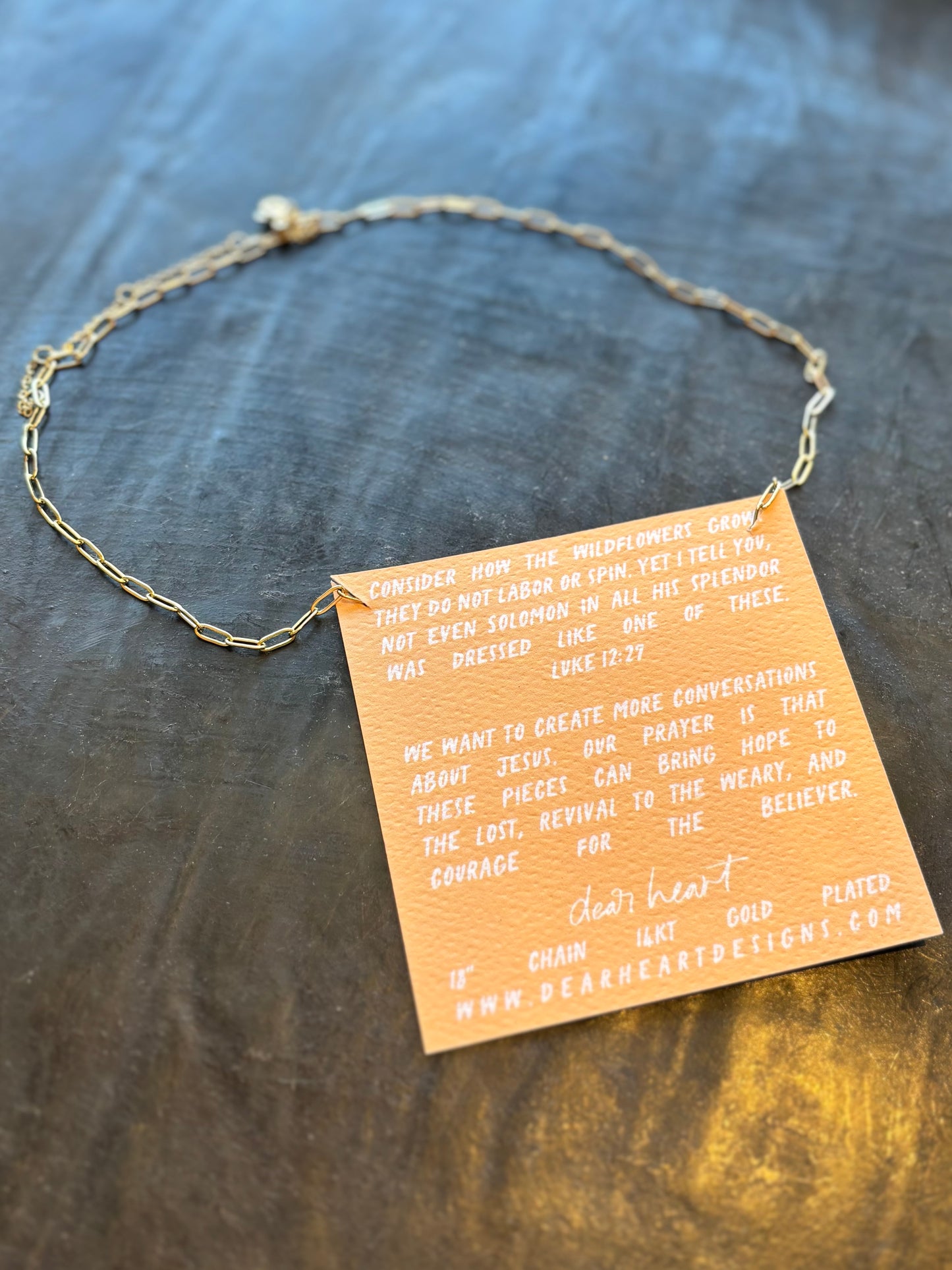 Consider the Wildflowers Charm Necklace