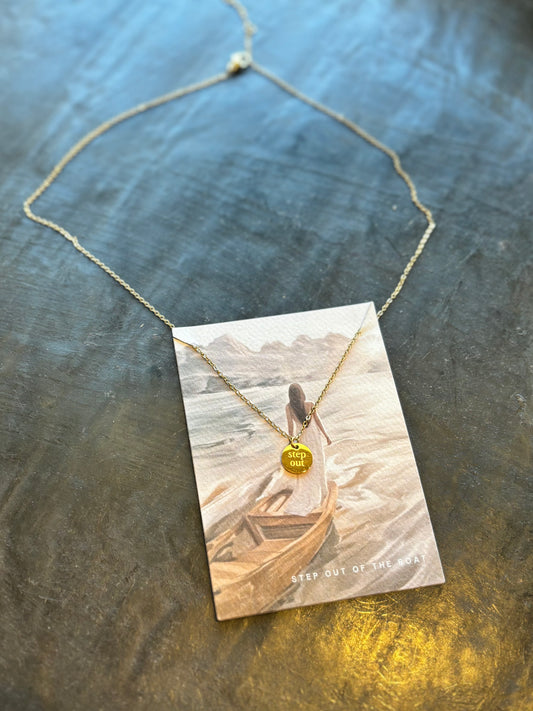 Step Out Disc Necklace