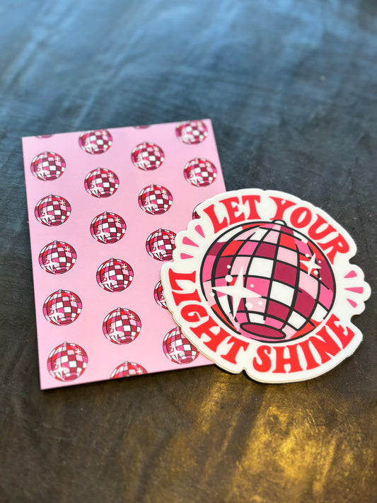 Let Your Light Shine Sticker