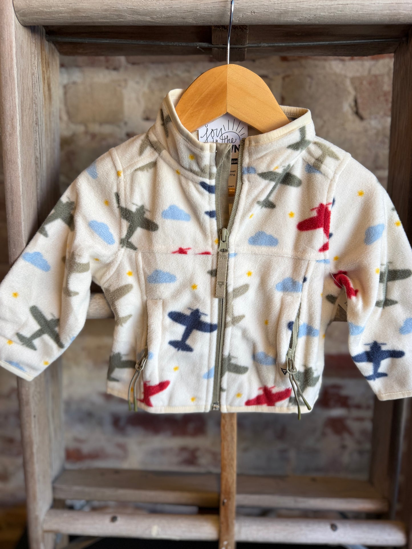 Airplane Microfleece Jacket - Baby/Toddler