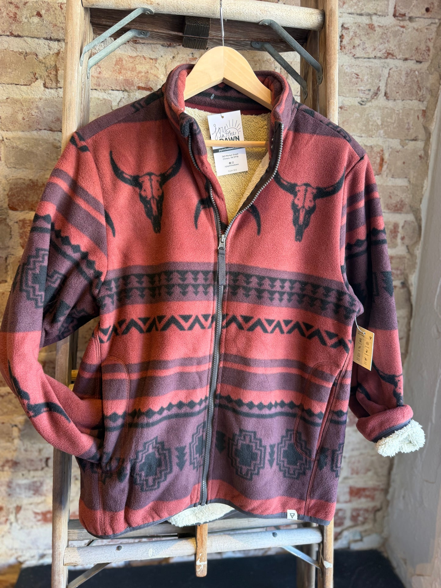 Picchu Sherpa Lined Fleece Jacket -Western