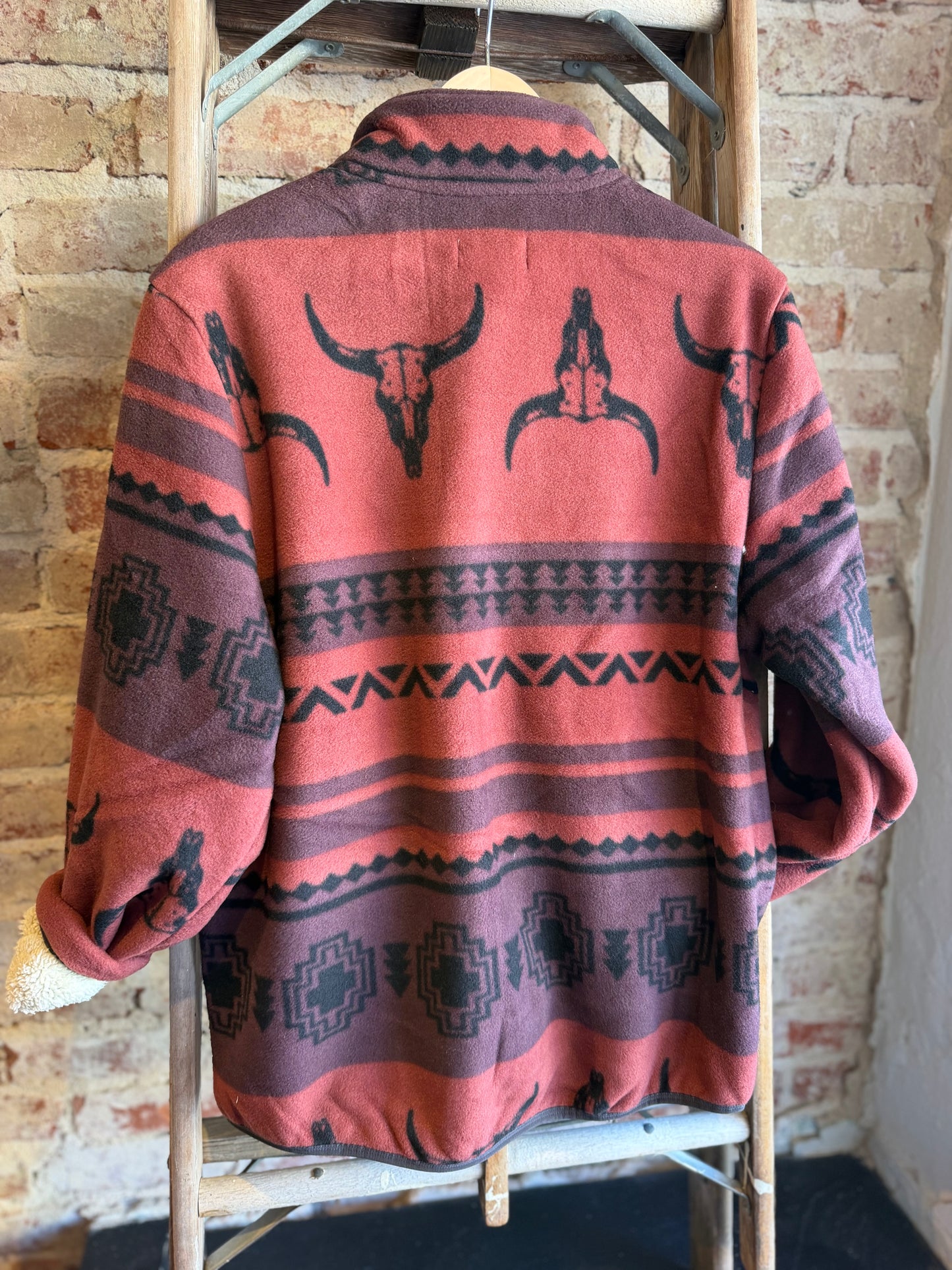 Picchu Sherpa Lined Fleece Jacket -Western