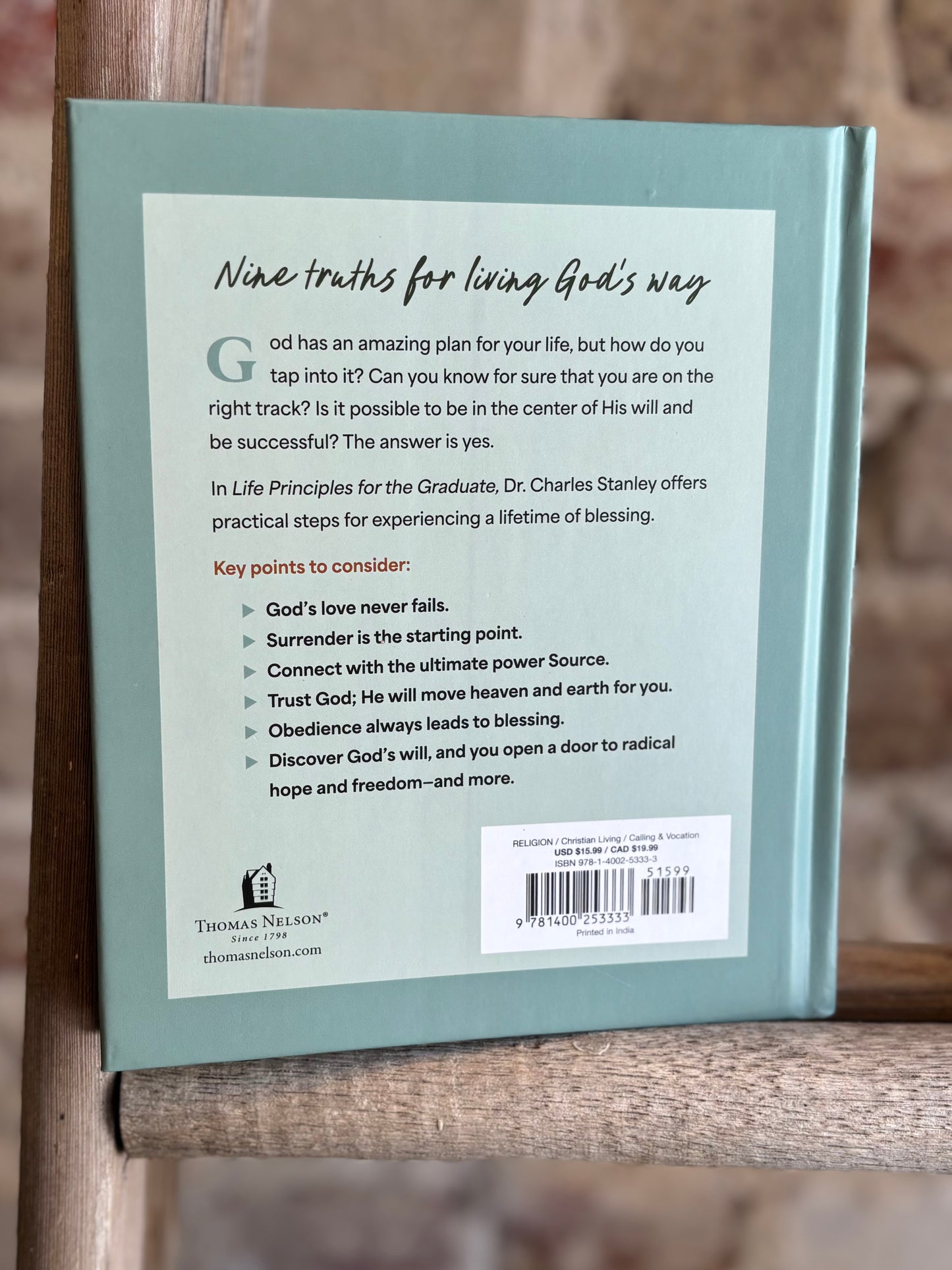 Life Principles For the Graduate