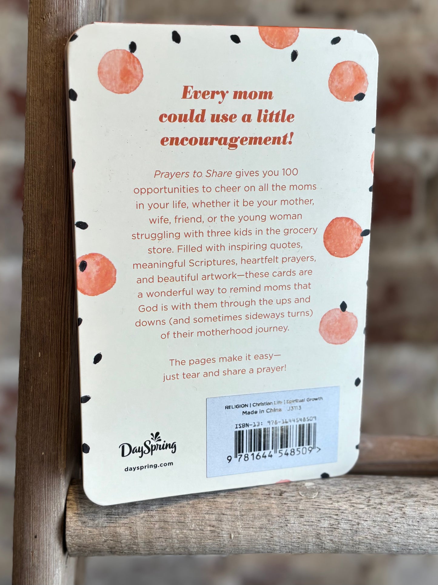 Prayers to Share - 100 Pass Along Notes to Encourage Moms