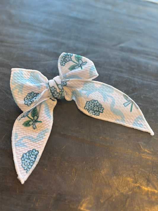 Savannah Floral Bow Clip Bow