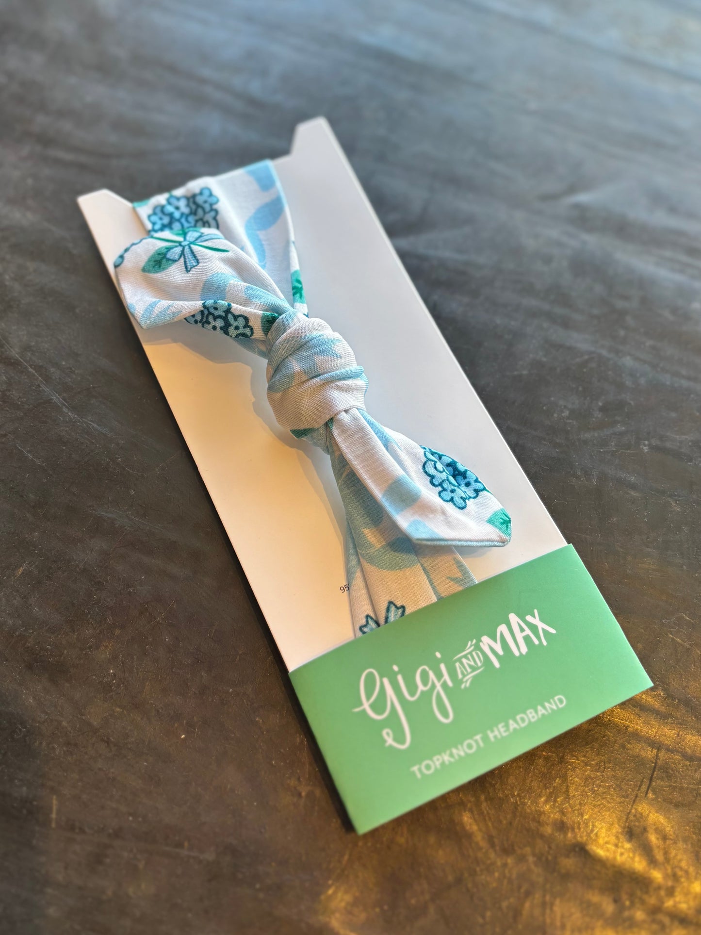 Savannah Floral Top Knot Headband