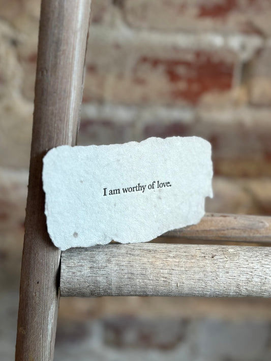 I Am Worthy of Love Affirmation