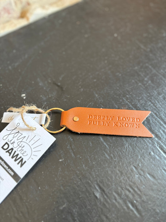 Deeply Loved + Fully Known Key Fob