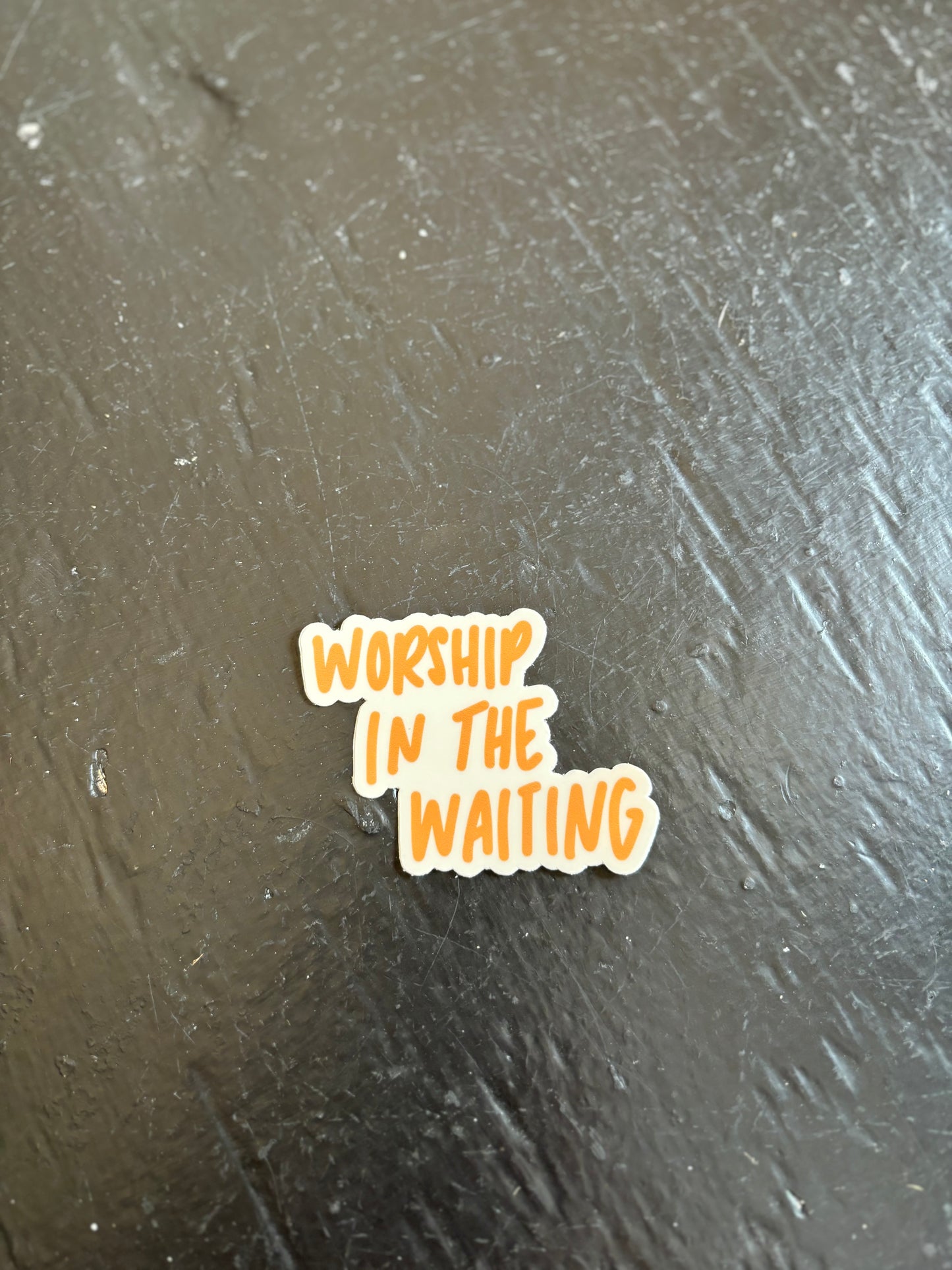 Worship in the Waiting Sticker