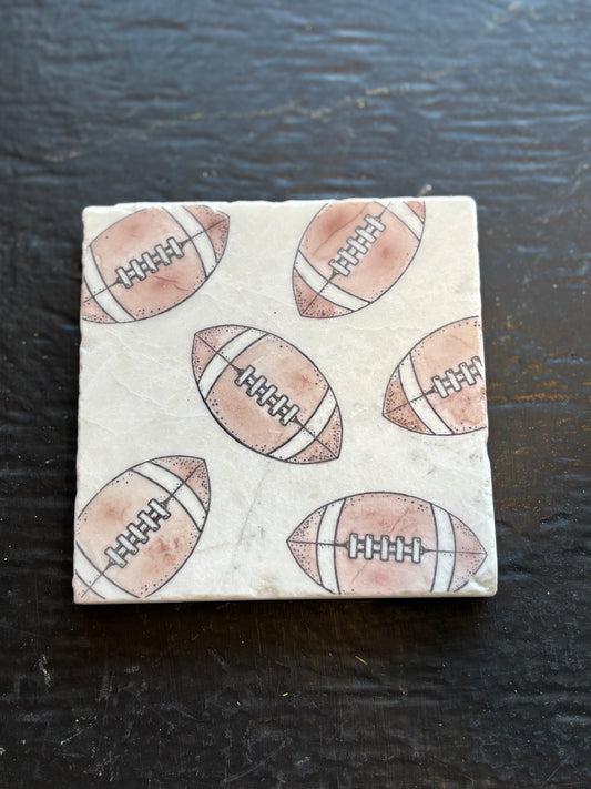 Football Marble Coaster
