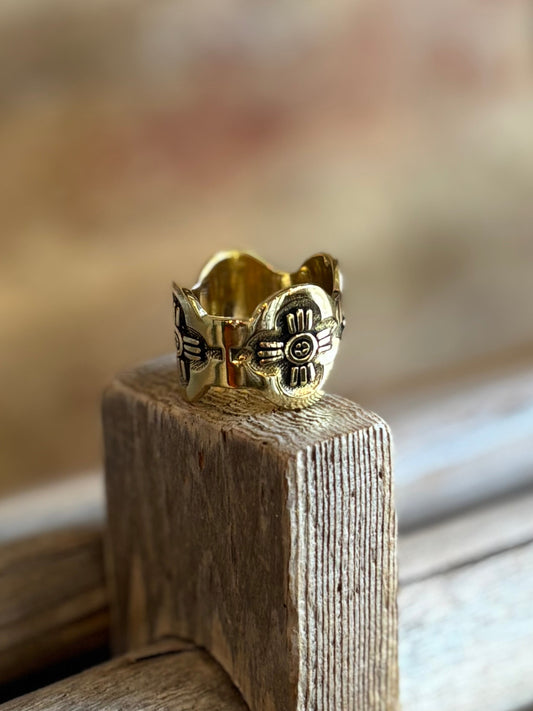Gladys Brass Bandana Slide