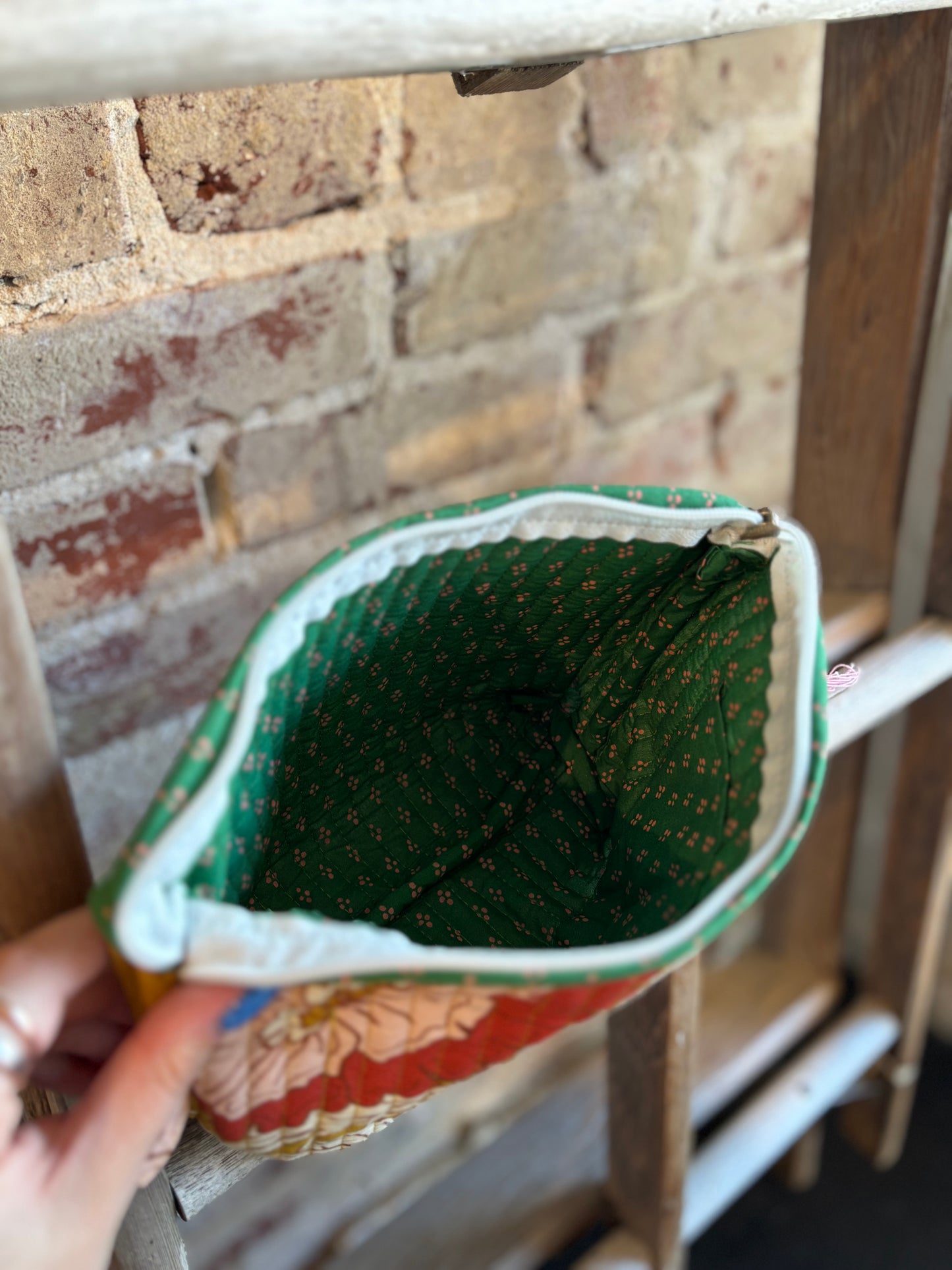 Ruthie Quilted Zip Pouch