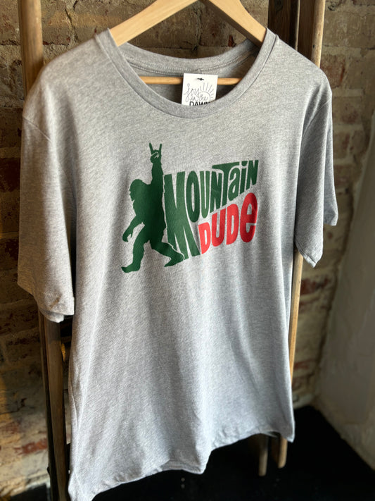 Mountain Dude Tee- Grey