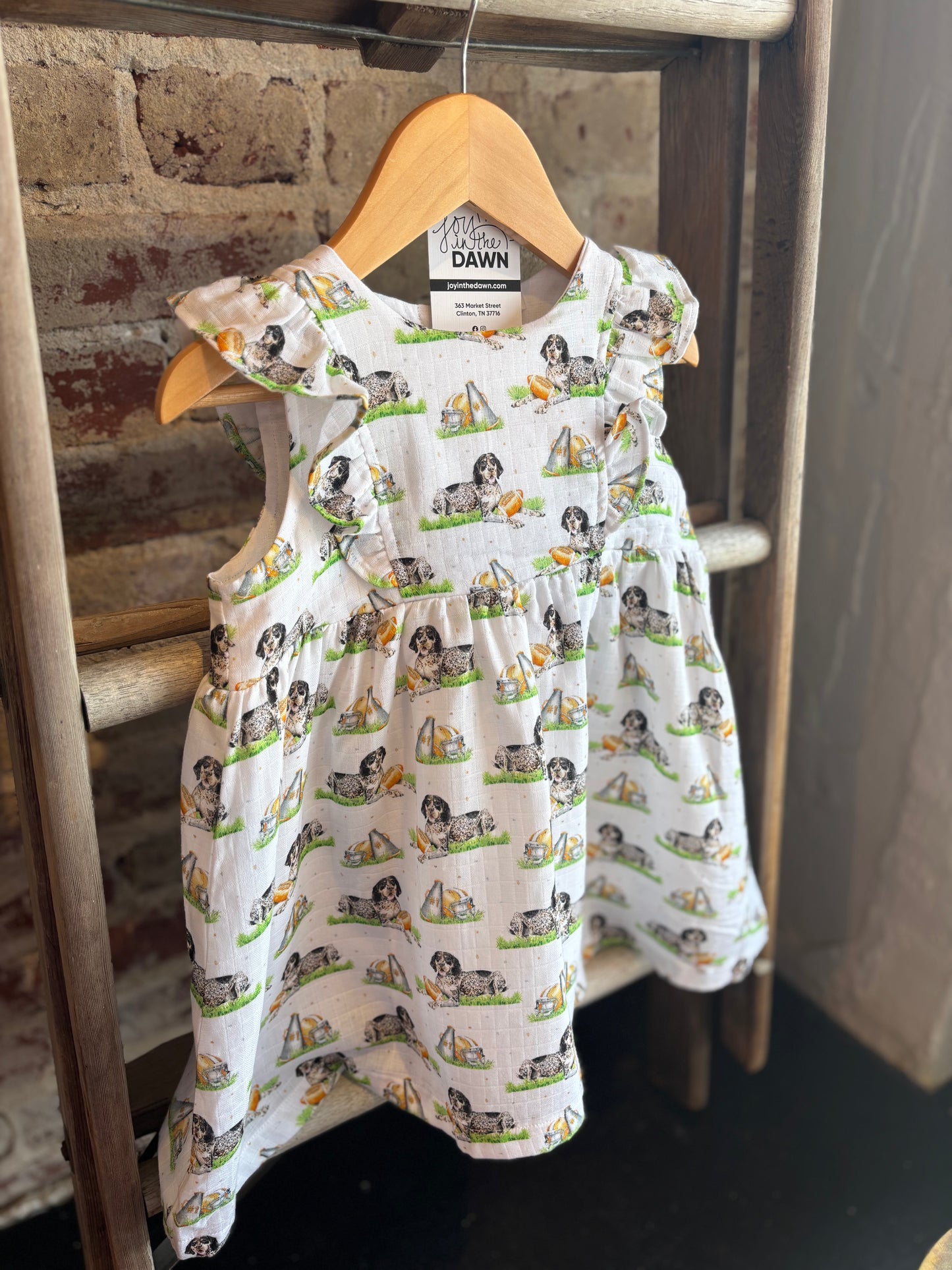 TN Mascot Mania Muslin Dress- Infant/Toddler