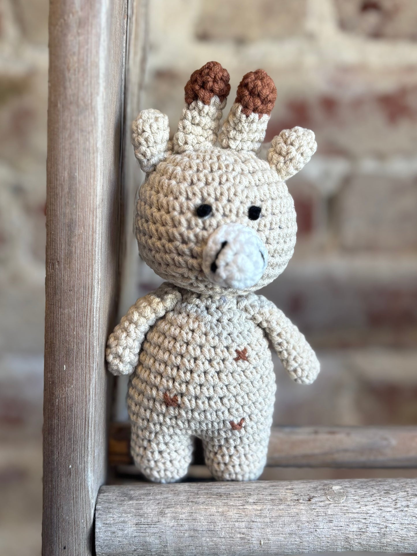 Mini Crochet Giraffe Toy