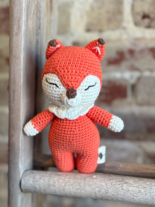 Mini Crochet Fox Toy