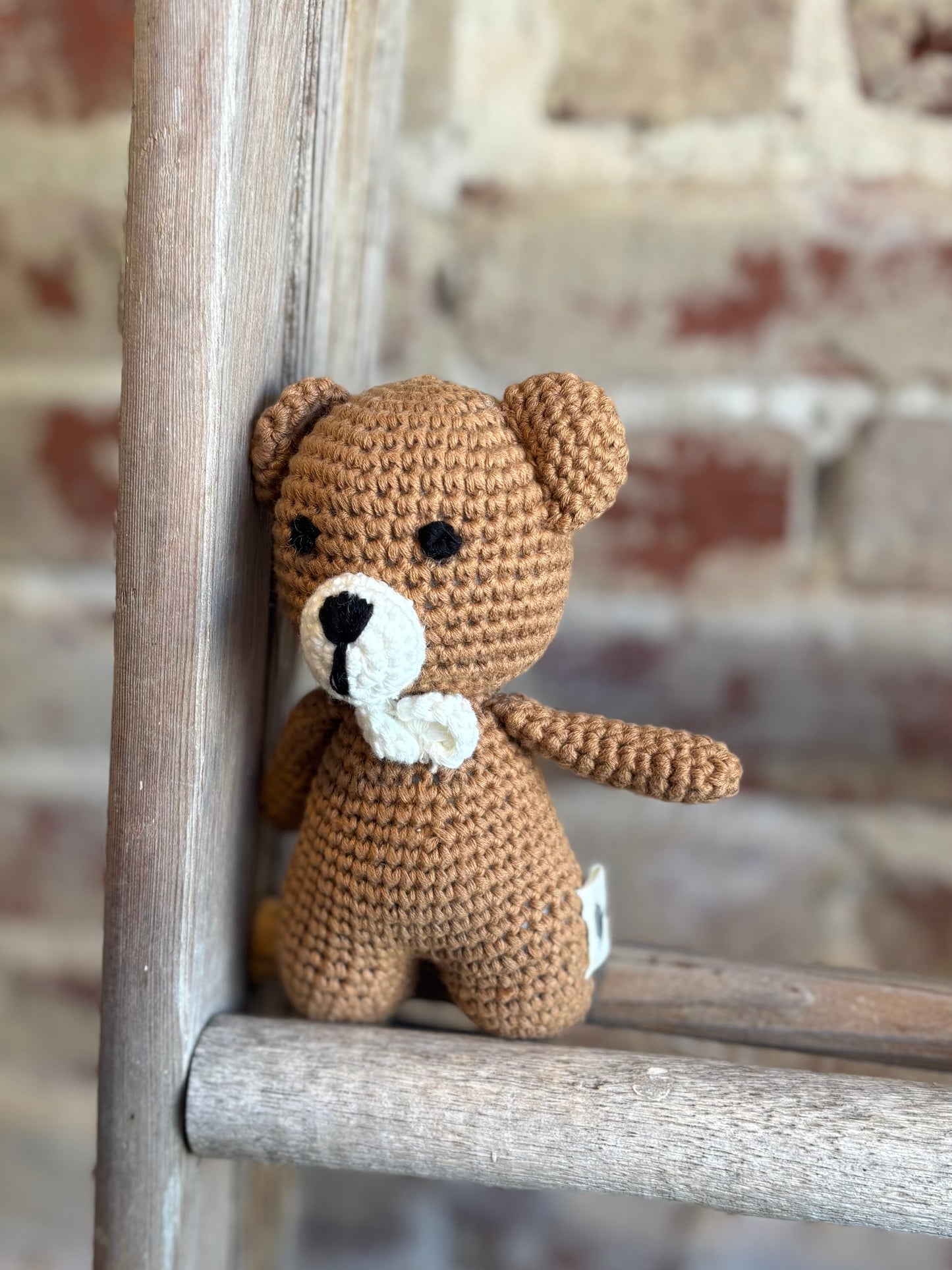 Mini Crochet Teddy Bear Toy