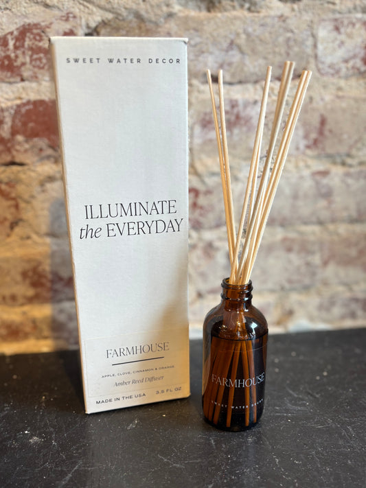 Farmhouse Reed Diffuser- Amber