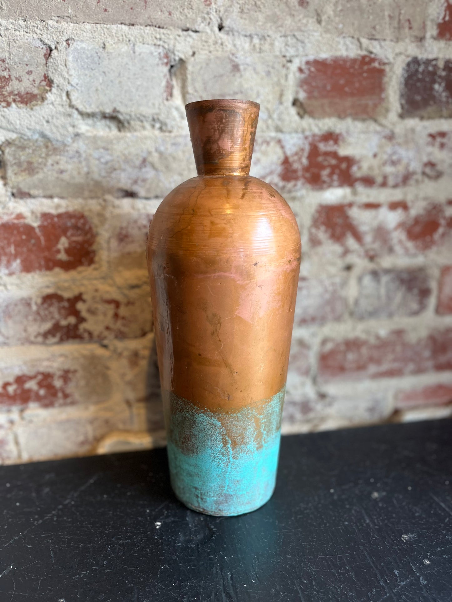 Copper Round Vase- Large