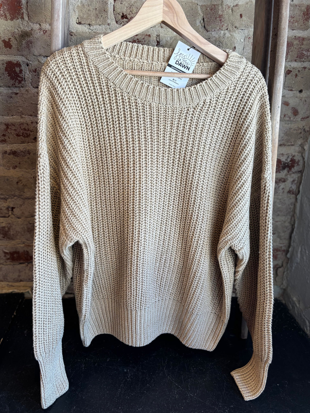 Chunky Knit Sweater - Oregano