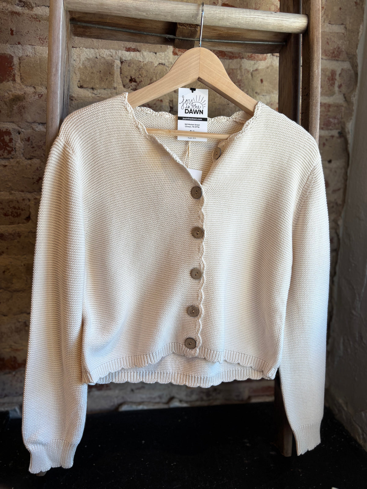 Sophia Sweater Cardigan - Oatmilk