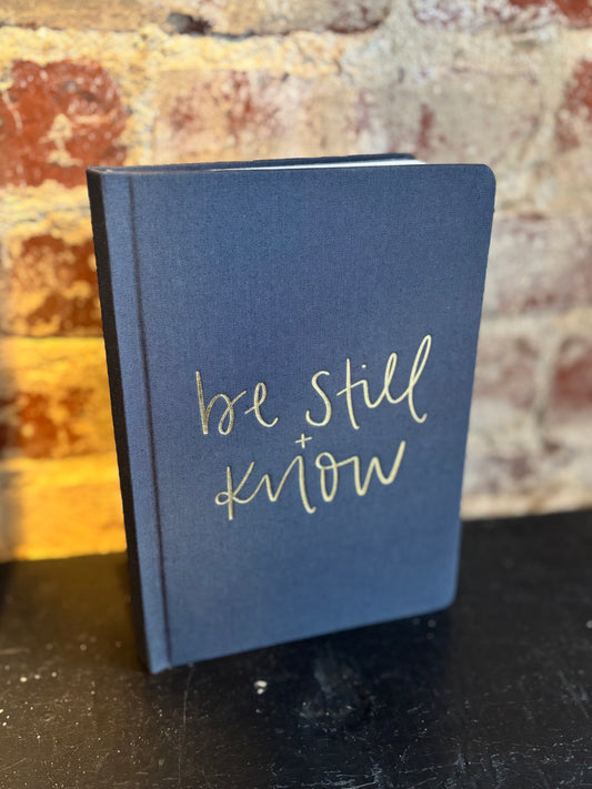 Be Still and Know Fabric Journal