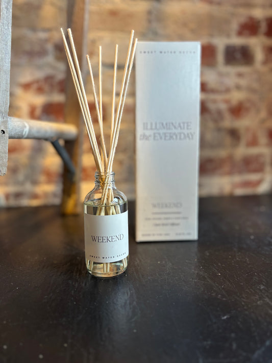 Weekend Reed Diffuser-Clear