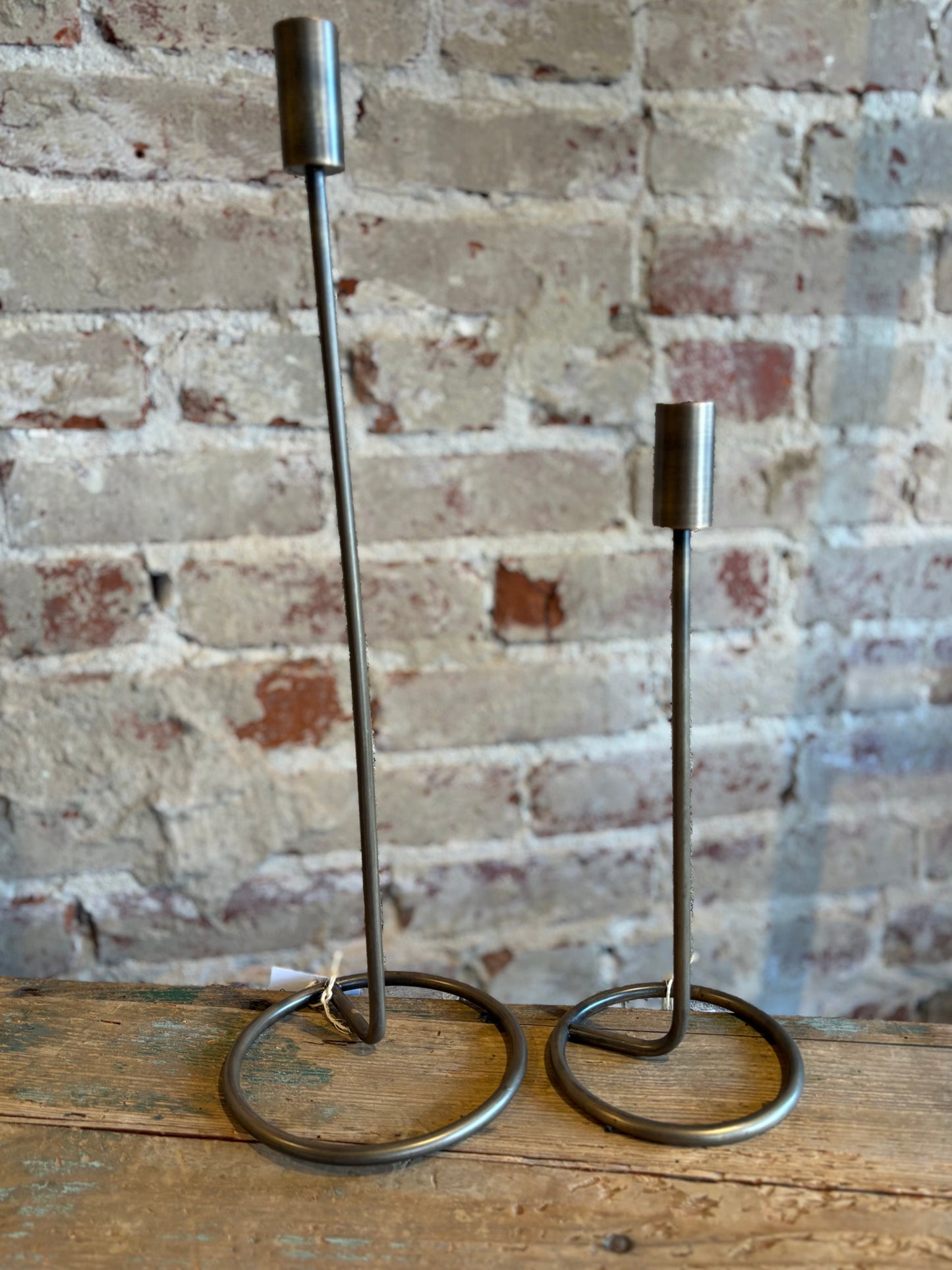 Brass Taper Candle Holder - Large