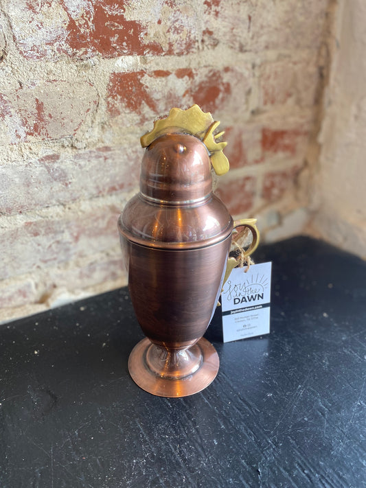 Copper Chicken Cocktail Shaker