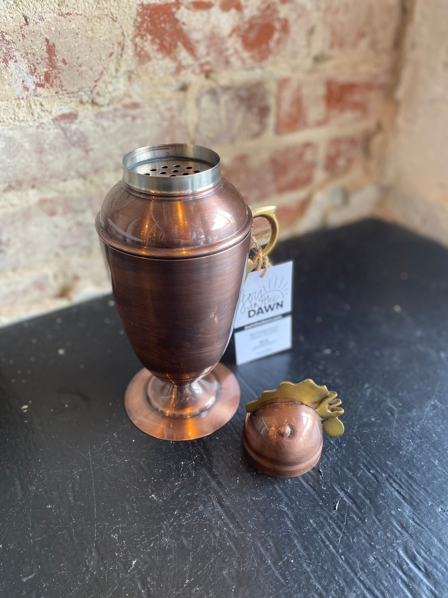 Copper Chicken Cocktail Shaker