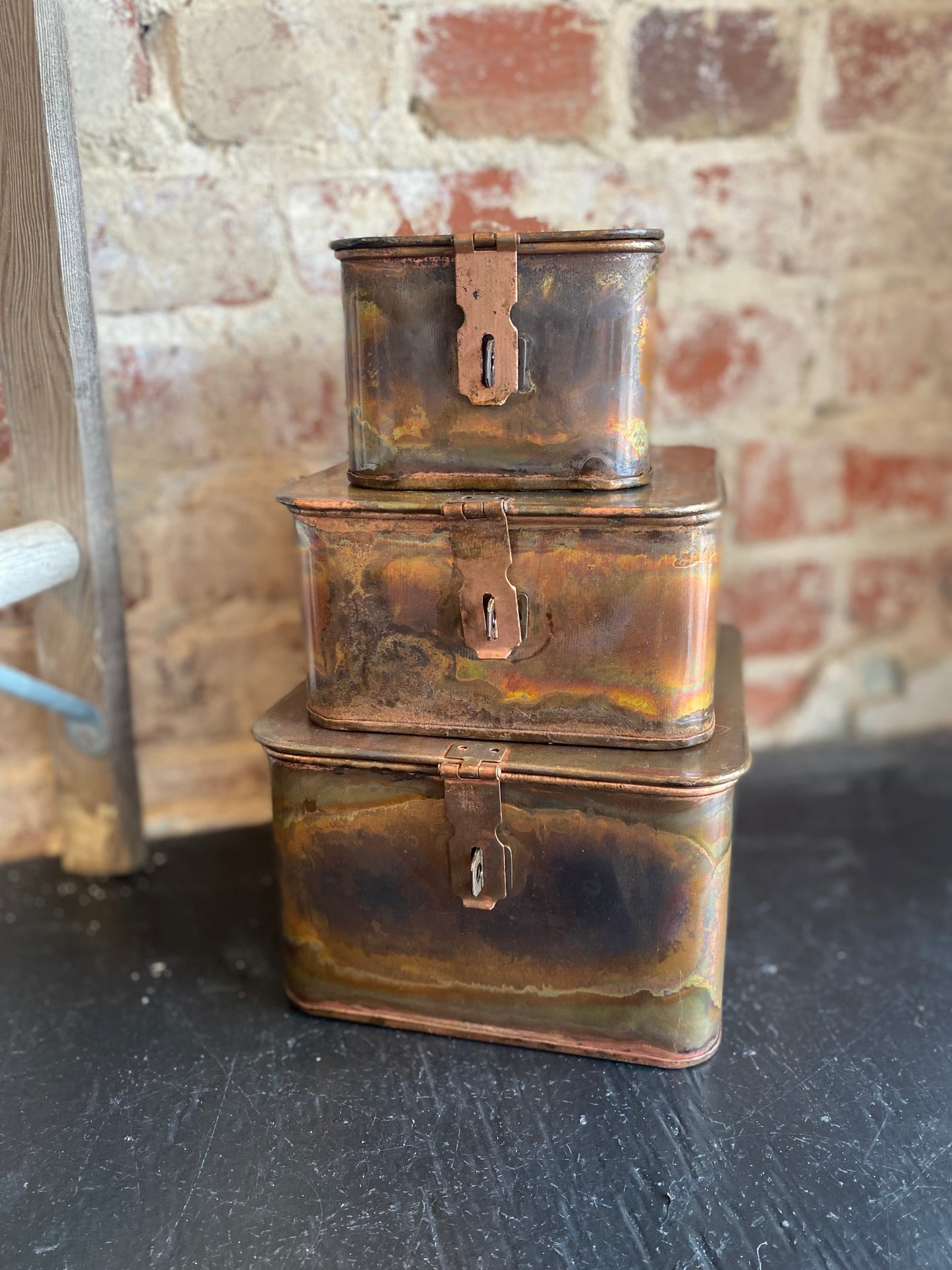 Copper Square Box- Medium