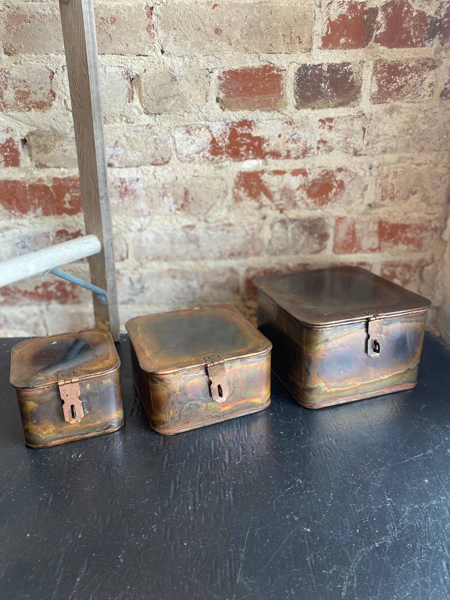 Copper Square Box- Medium