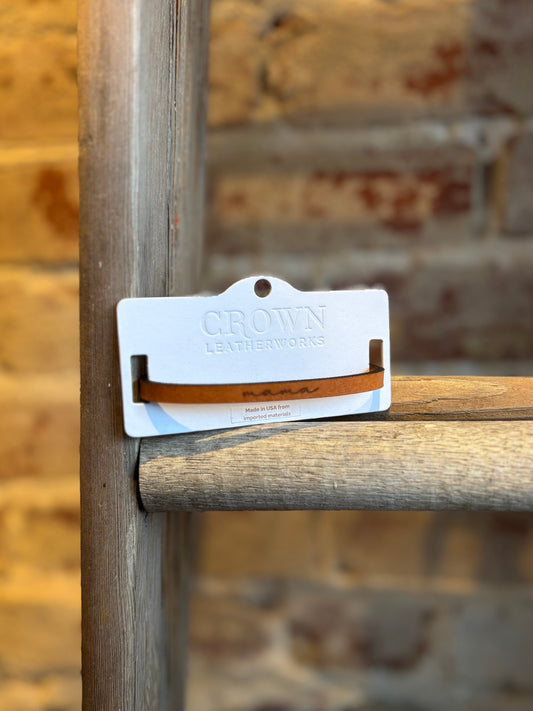 Mama Leather Bracelet
