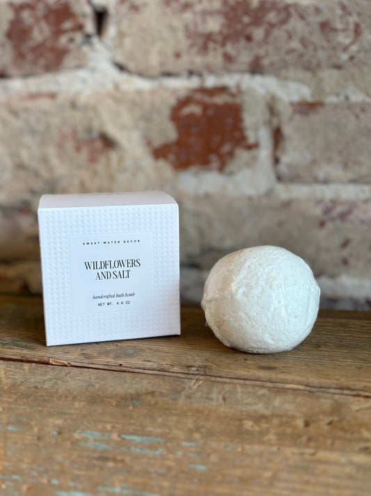 Wildflowers & Salt Bath Bomb