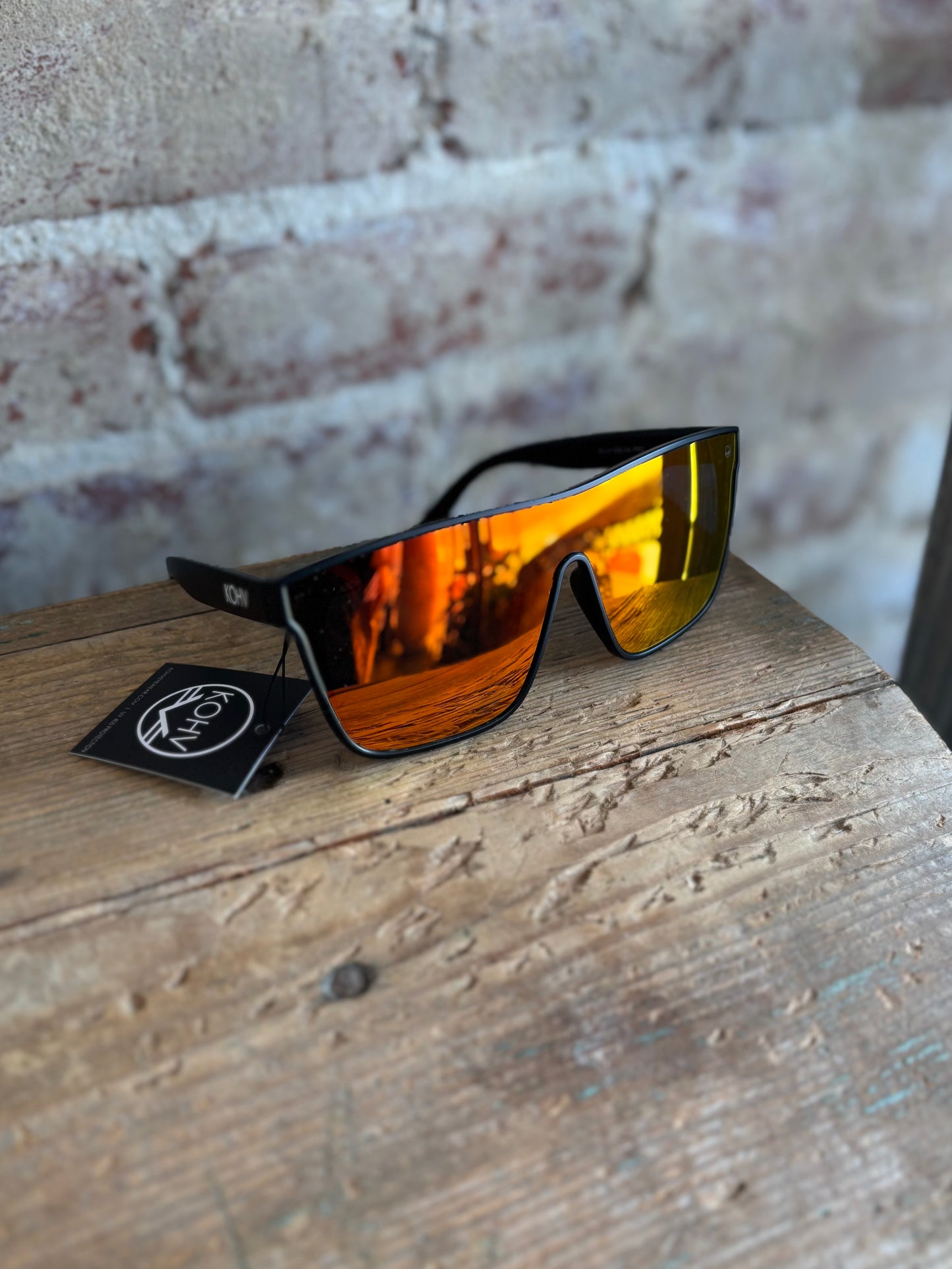 Birch Fire Oversized Sunglasses