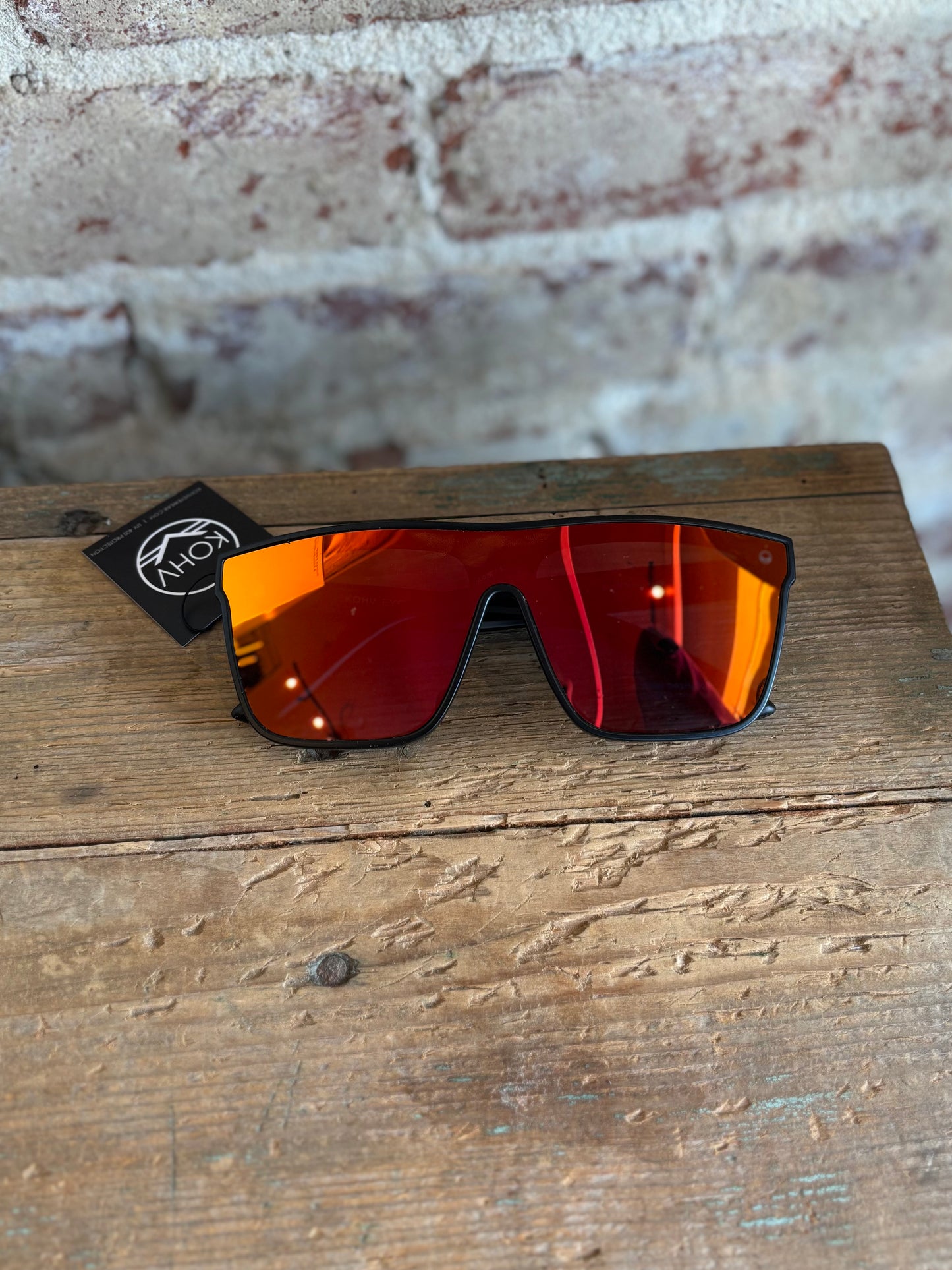 Birch Fire Oversized Sunglasses