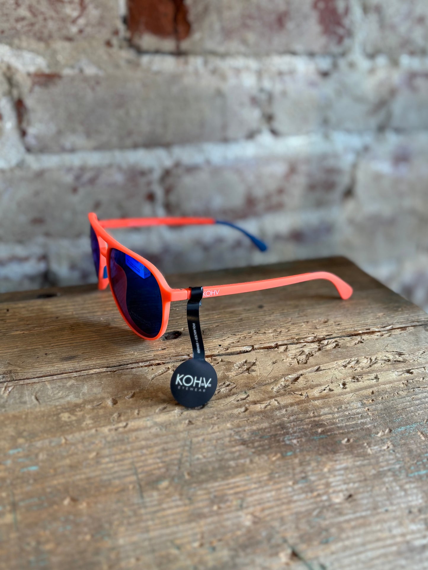 Dash Polarized Aviator Sunglasses - Orange