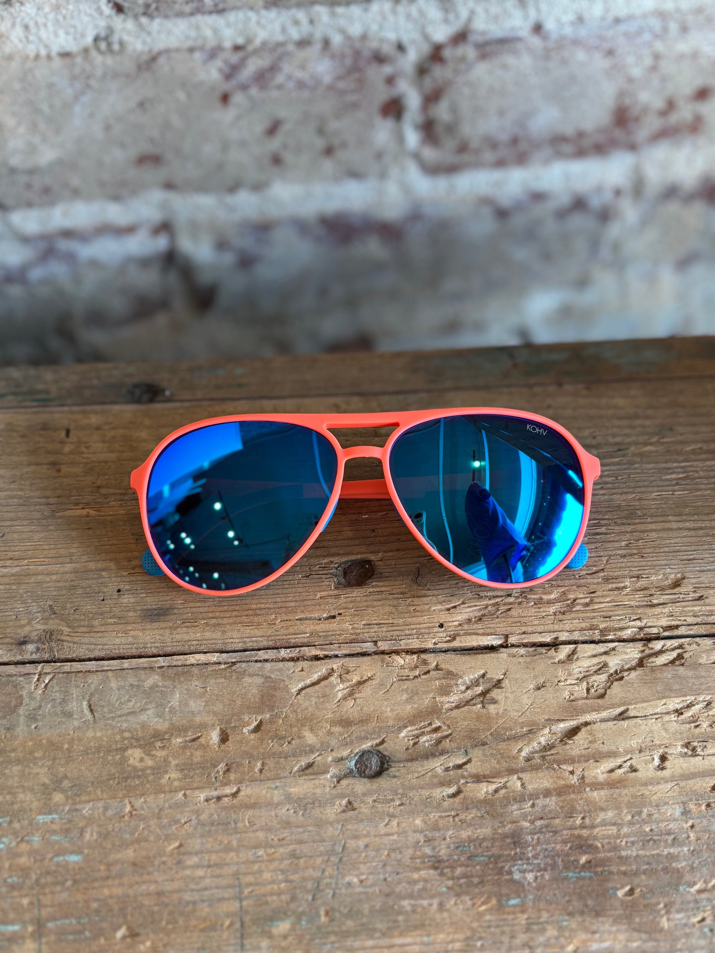 Dash Polarized Aviator Sunglasses - Orange