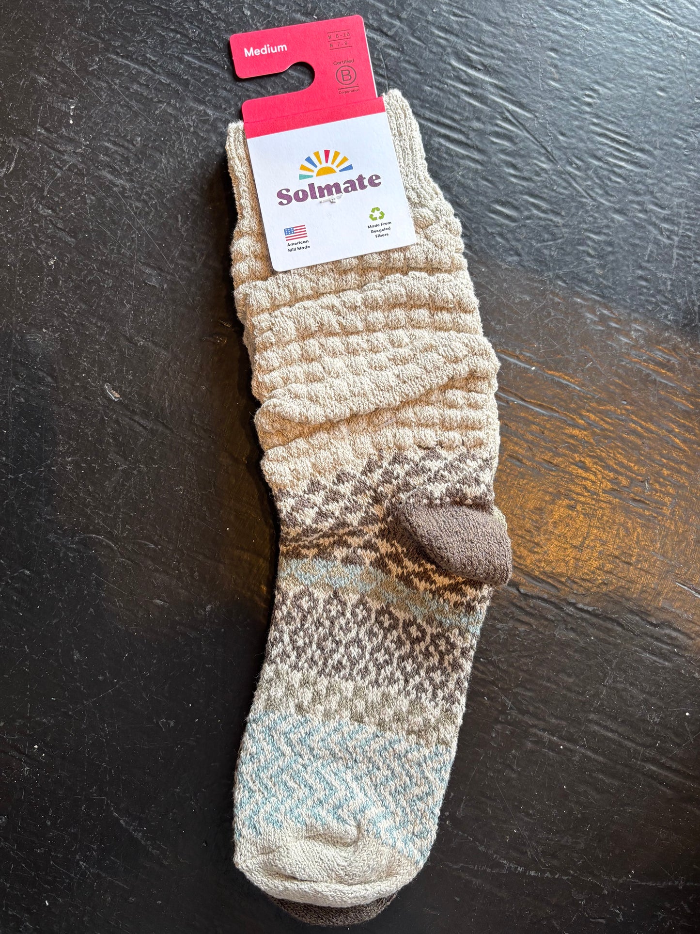 Seashell Slouch Socks