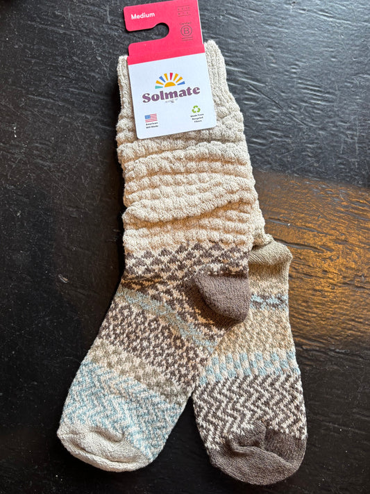 Seashell Slouch Socks