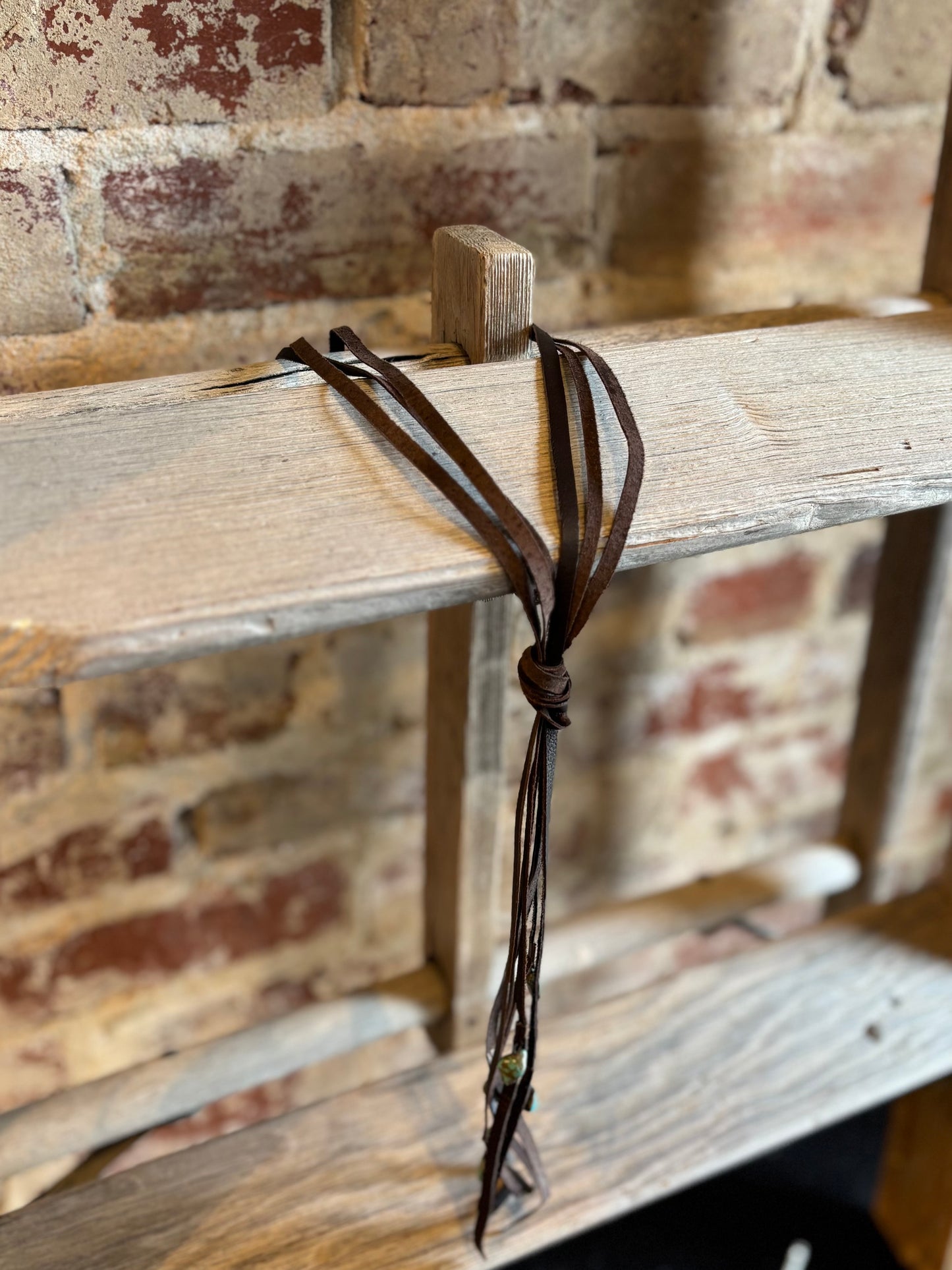 Vegan Leather Lasso Necklace