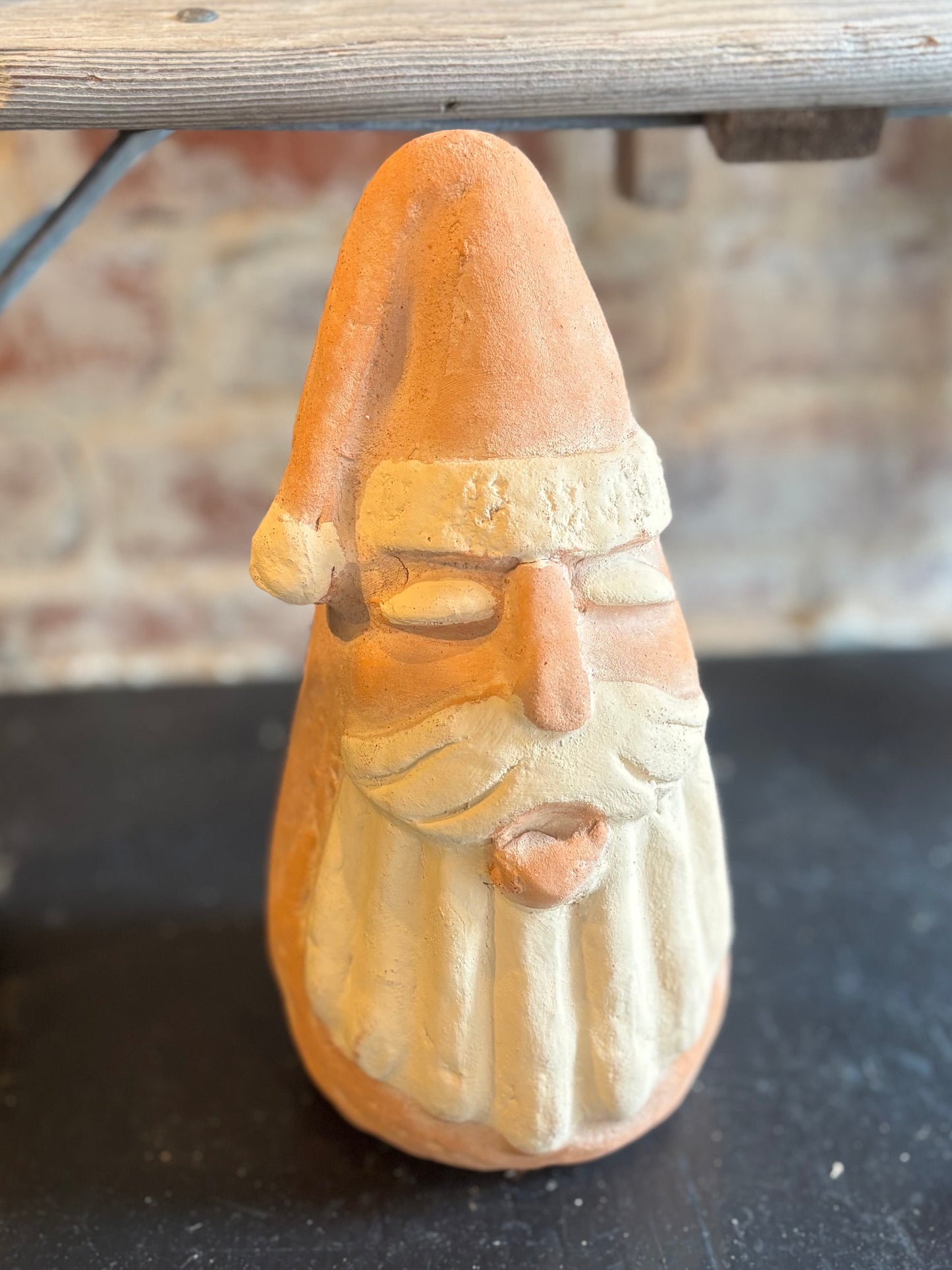 Ivory & Terracotta Santa