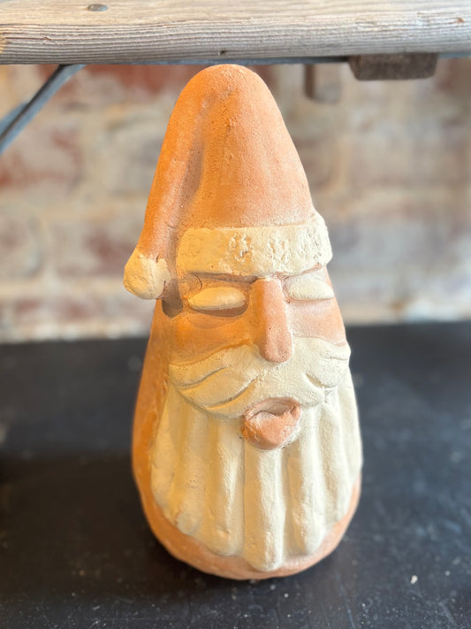 Ivory & Terracotta Santa